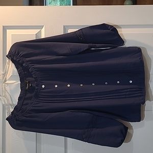 Fortune & Ivy Zola lace detail blouse